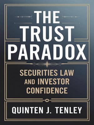 cover image of The Trust Paradox